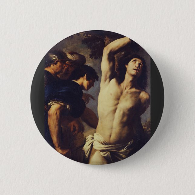 Andrea Vaccaro: St. Sebastian Barock konstnärlig u Knapp (Framsida)