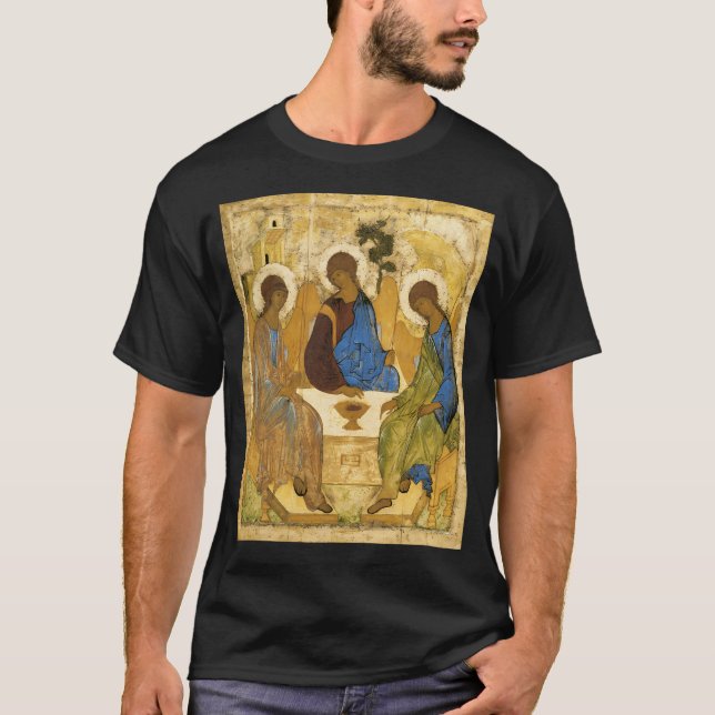 Andrei Rublev Heliga Trinity (även kallad " Trinit T Shirt (Framsida)