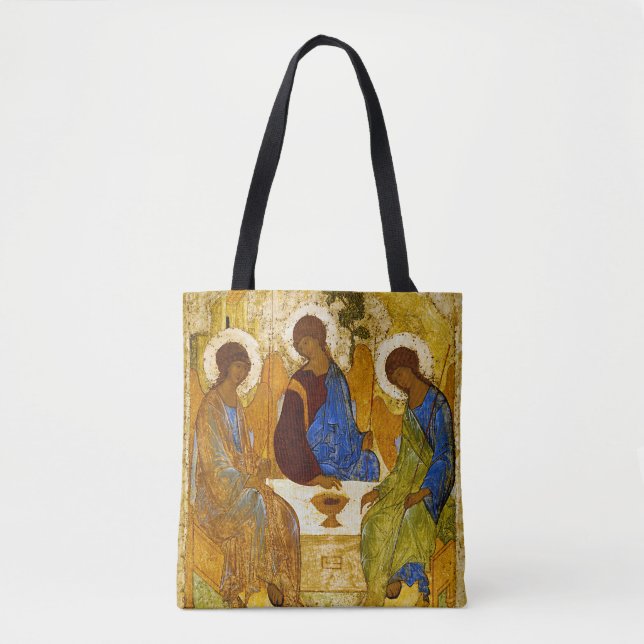 Andrei Rublev, Heliga Trinity Tygkasse (Framsida)