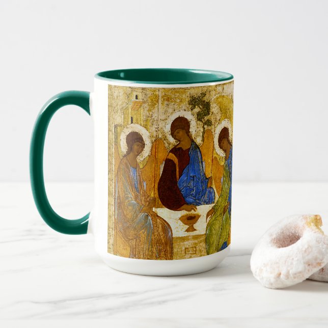 Andrei Rublev , “ Holy Trinity ” Mugg (Med munk)