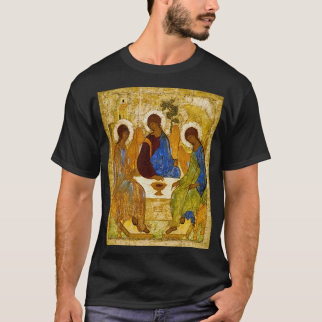 Andrei Rublev, icon of the Trinity T-shirt (Framsida)