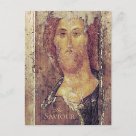 Andrei Rublev Icon Savior Kristus Redeemer Vykort