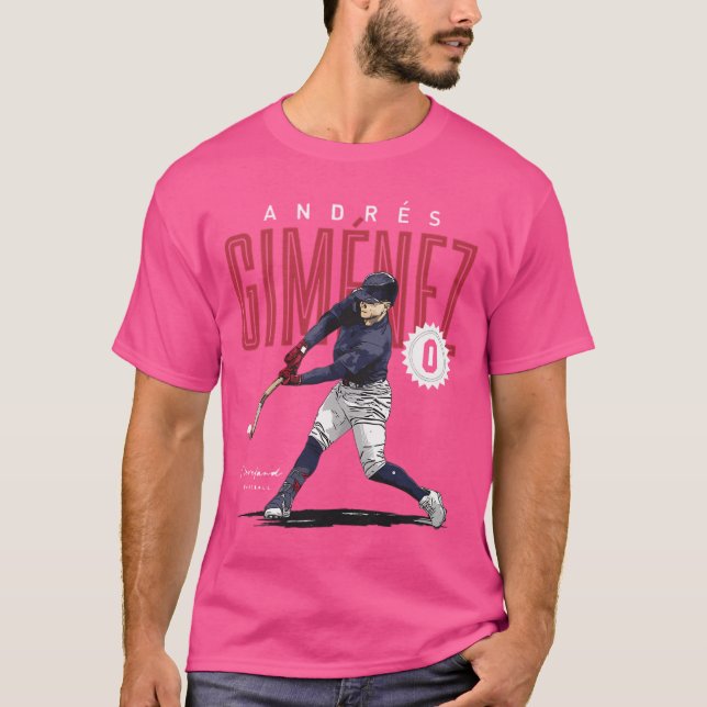 Andres Gimenez Cleveland Card T Shirt (Framsida)