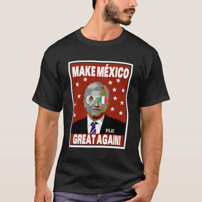 Andres Manuel Lopez Obrador El Peje Långärmad T Shirt (Framsida)
