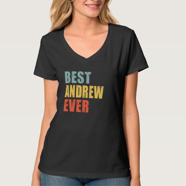 Andrew Bäst Alltid Andrew T Shirt (Framsida)