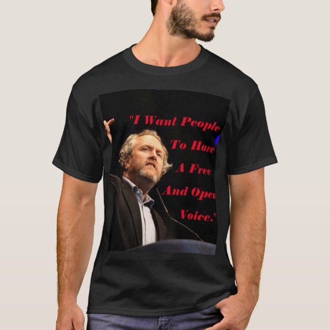 Andrew Breitbart citat T-Shirt (Framsida)