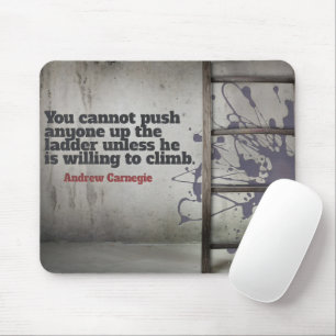 Andrew Carnegie inspirational Quote "Push up" Musmatta