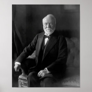 Andrew Carnegie Porträtt - 1905 Poster