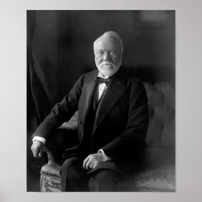 Andrew Carnegie Porträtt - 1905 Poster (Framsidan)