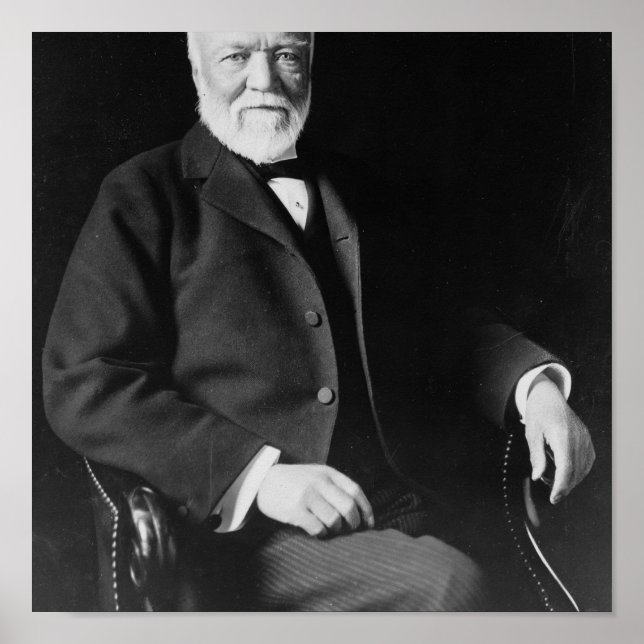 Andrew Carnegie Print Poster (Framsidan)