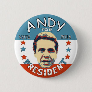 Andrew Cuomo för presidenten 2016 Knapp