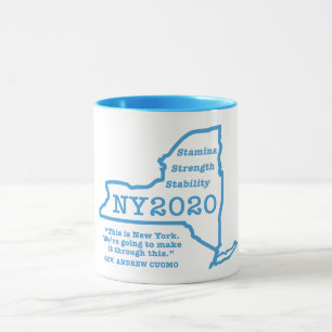 Andrew Cuomo om NY: Stamina, styrka, stabilitet Mugg