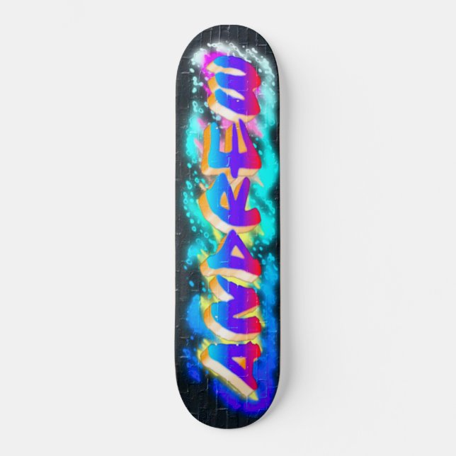 ANDREW Customized Graffiti Skateboard (Framsida)