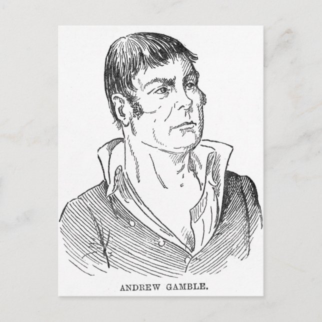 Andrew Gamble Vykort (Framsida)