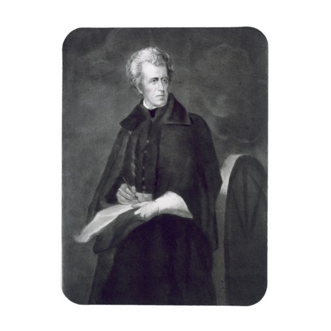 Andrew Jackson, 7:e president i Stater Magnet (Vertikal)