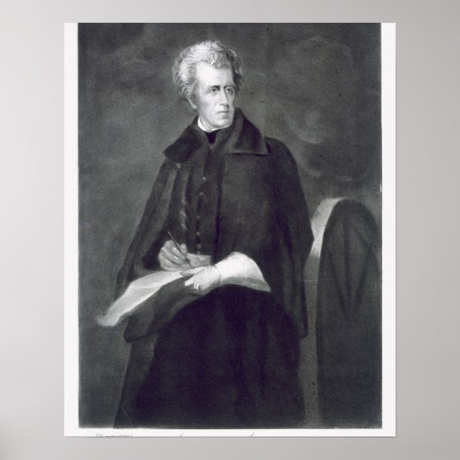 Andrew Jackson, 7:e president i Stater Poster (Framsidan)