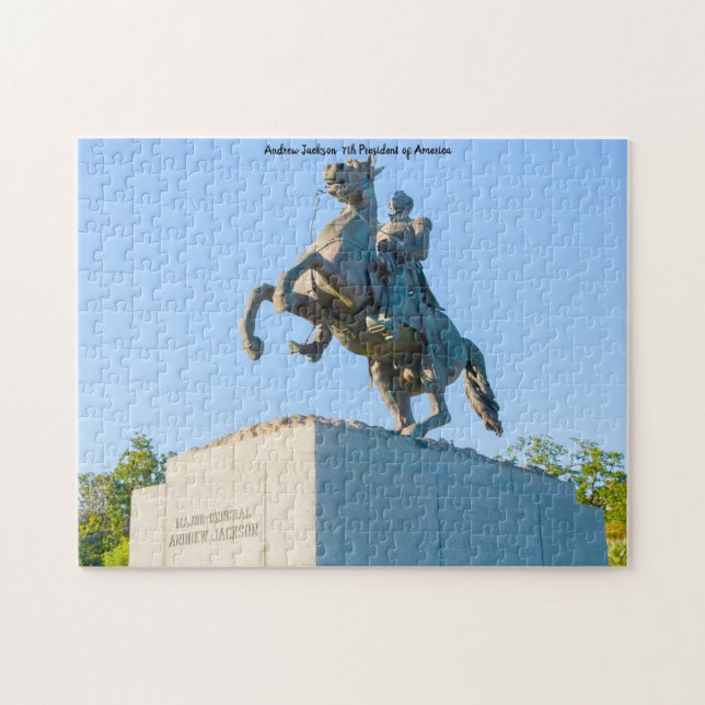 Andrew Jackson 7:e presidenten i Amerika. Pussel (Horisontell)