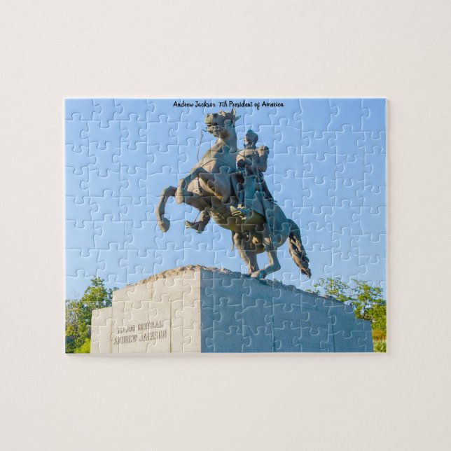 Andrew Jackson 7:e presidenten i Amerika. Pussel (Horisontell)