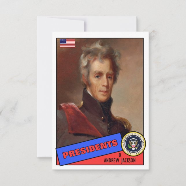 Andrew Jackson Baseball Card (Framsida)