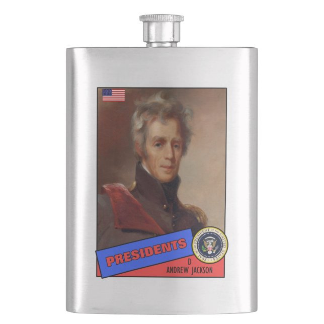 Andrew Jackson Basebollkort Fickplunta (Framsidan)