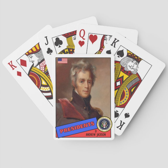 Andrew Jackson Basebollkort Spelkort (Baksidan)