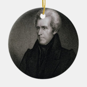 Andrew Jackson (gravyr) Julgransprydnad Keramik