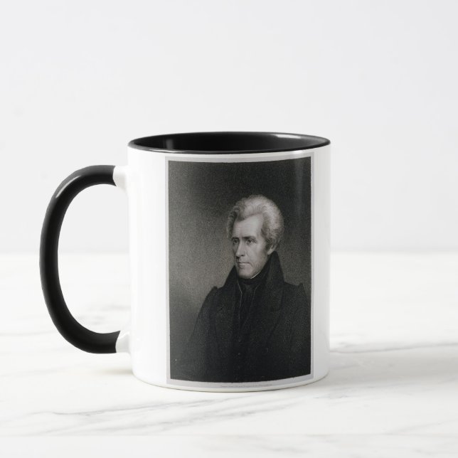 Andrew Jackson (gravyr) Mugg (Vänster)