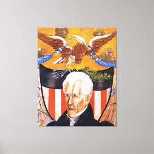 Andrew Jackson Porträtt Canvastryck