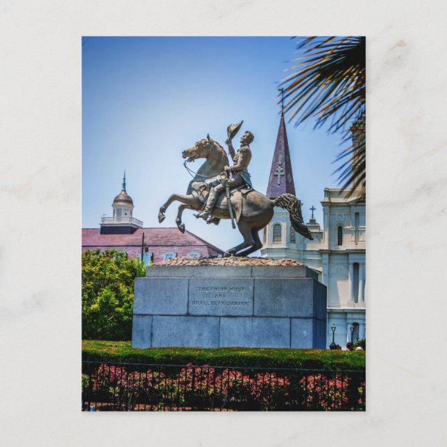 Andrew Jackson Postcard Vykort (Framsida)