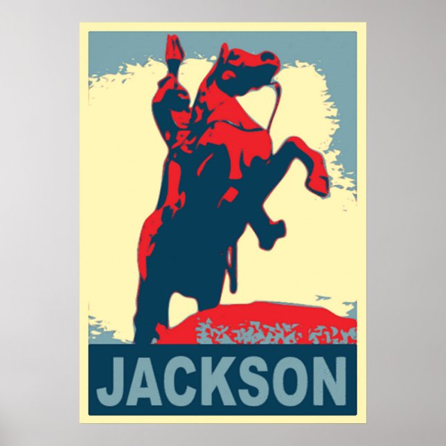 Andrew Jackson Statue New Orleans Poster (Framsidan)