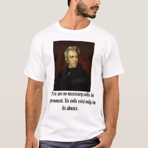 Andrew Jackson tillskrivade till Thomas befläcker T Shirt