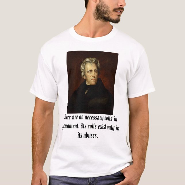 Andrew Jackson tillskrivade till Thomas befläcker, T Shirt (Framsida)