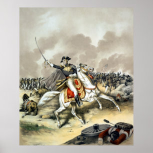 Andrew Jackson vid slaget vid New Orleans Poster