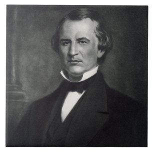 Andrew Johnson (1808-75), 17th president av Unen Kakelplatta
