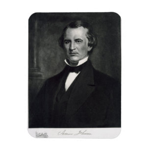 Andrew Johnson (1808-75), 17th president av Unen Magnet