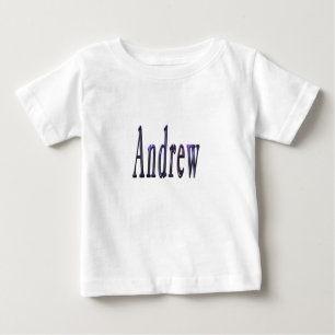Andrew Namn I Nebula Blå, T Shirt
