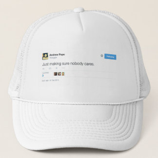 Andrew Pope truckerkeps