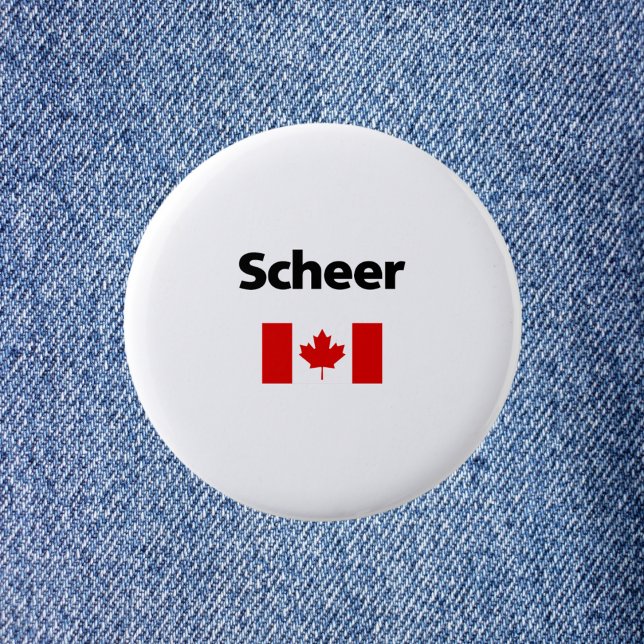 Andrew Scheer Canada Canadian Flagga Light-Färg Knapp (Skapare uppladdad)
