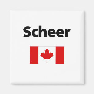 Andrew Scheer Canada Canadian Flagga Light-Färg Magnet