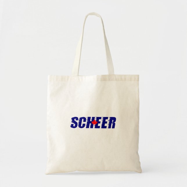 Andrew Scheer Speedy Blue Maple Löv Färg Tygkasse (Framsidan)