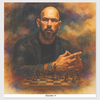 Andrew Tate Custom-Cut Vinyl Sticker Klistermärken