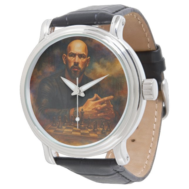 Andrew Tate Leather Watch Armbandsur (Vinklad)