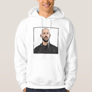 Andrew Tate Porträtt Hoodie