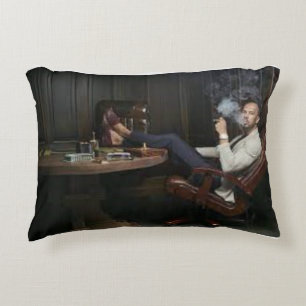 Andrew Tate Top G Cigar Pillow Design Prydnadskudde