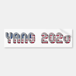 Andrew Yang Demokrat Kandidat 2020 Bildekal