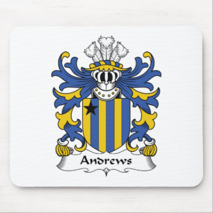 Andrews familjvapensköld musmatta