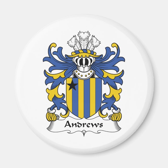 Andrews Family Crest Magnet (Framsidan)