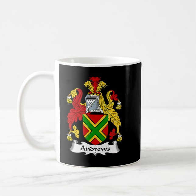 Andrews Jackar Arm Family Crest Kaffemugg (Vänster)