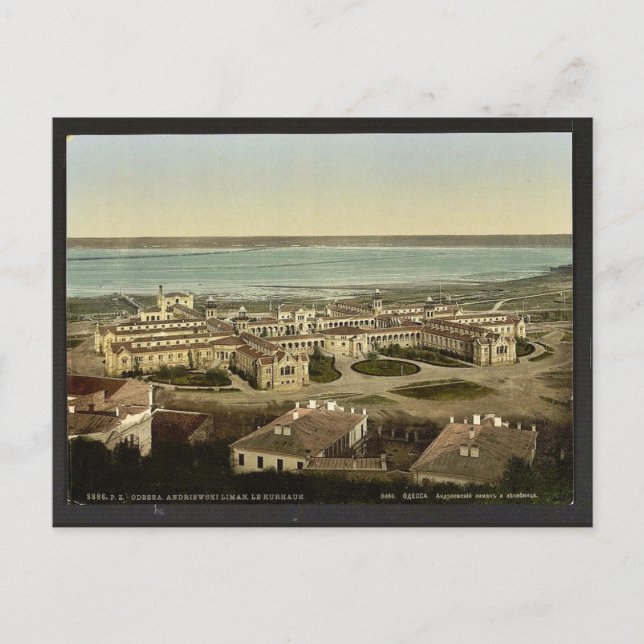 Andrewski Liman, Kurhausen, Odessa, Ryssland Vykort (Framsida)
