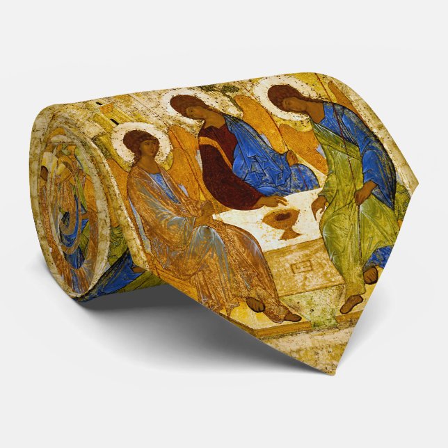 Andrey Rublev , "Heliga Trinity" ネ ク タ イ Slips (Rullad)